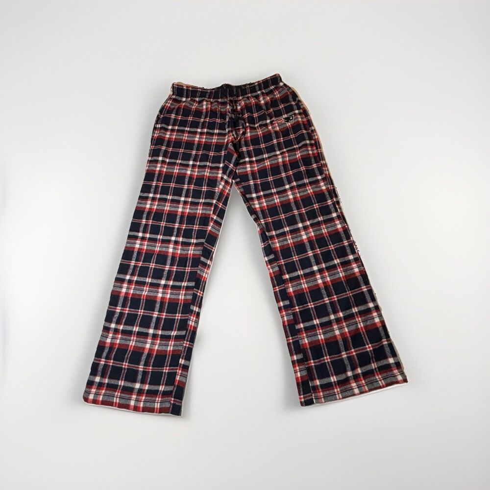 NEW Patriots Plaid Lounge Pajama Pants Womens M NFL Team Apparel